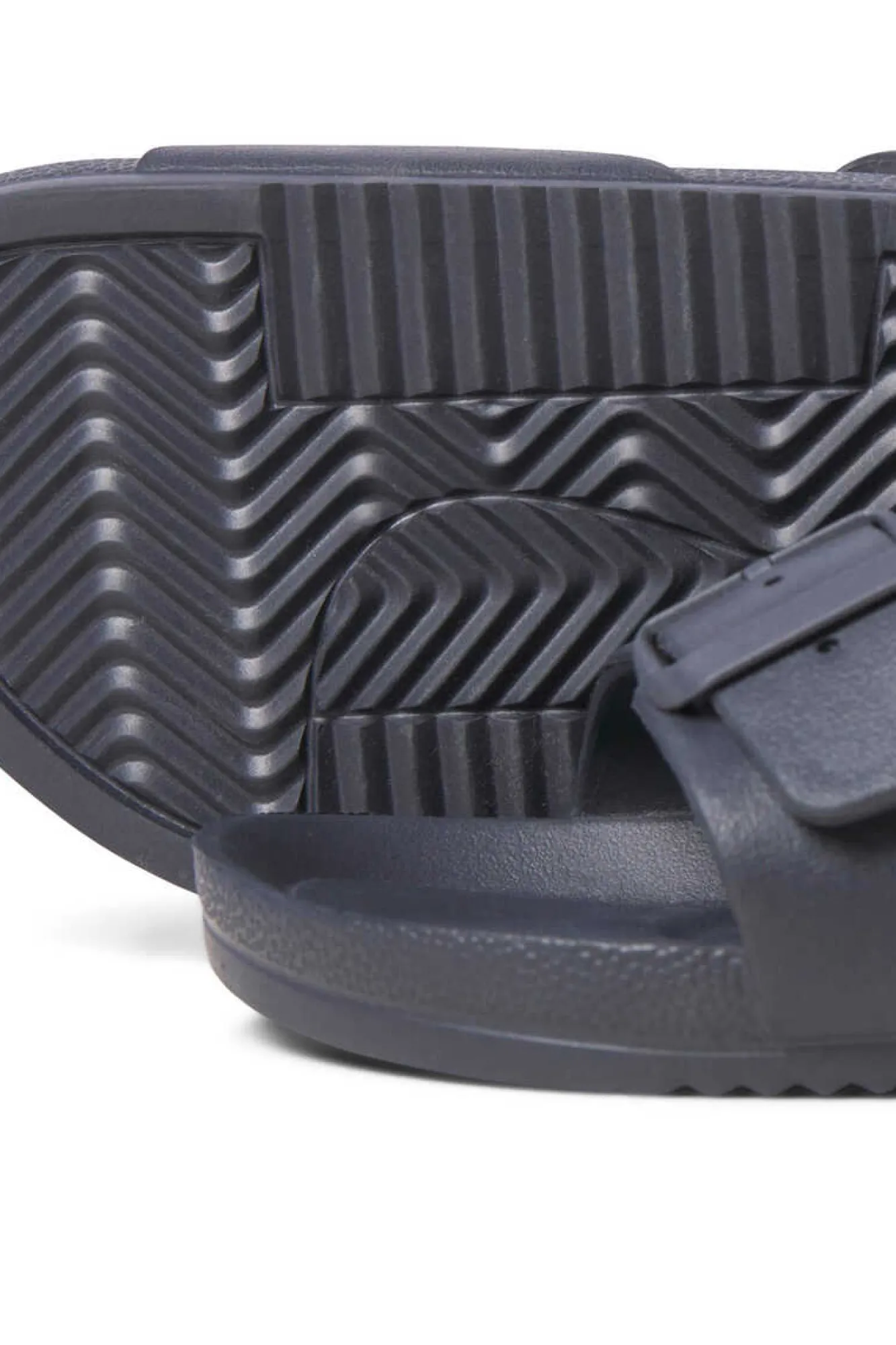 Jack & Jones Deslize De Uma Cor Nas Sandalias Preto Clearance