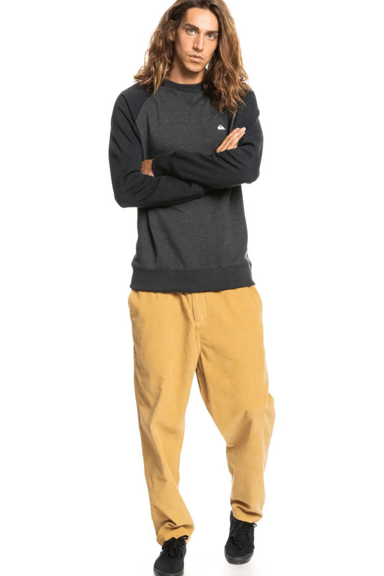 Quiksilver Everyday - Sweatshirt Para Homem Cinza Discount