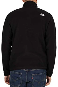 The North Face Forro Polar Com Meio Fecho-Eclair Preto