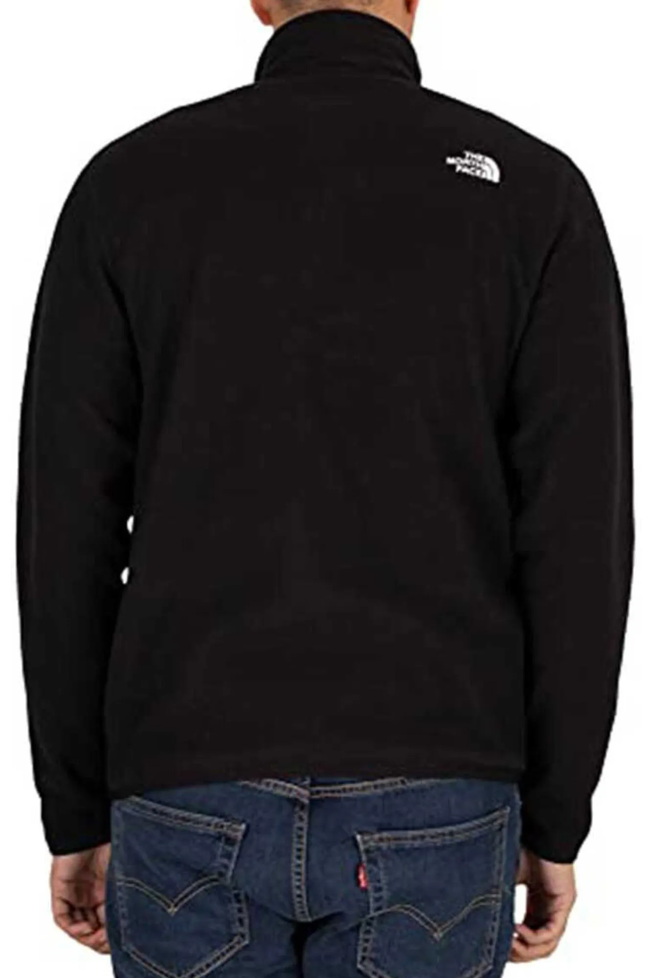 The North Face Forro Polar Com Meio Fecho-Eclair Preto