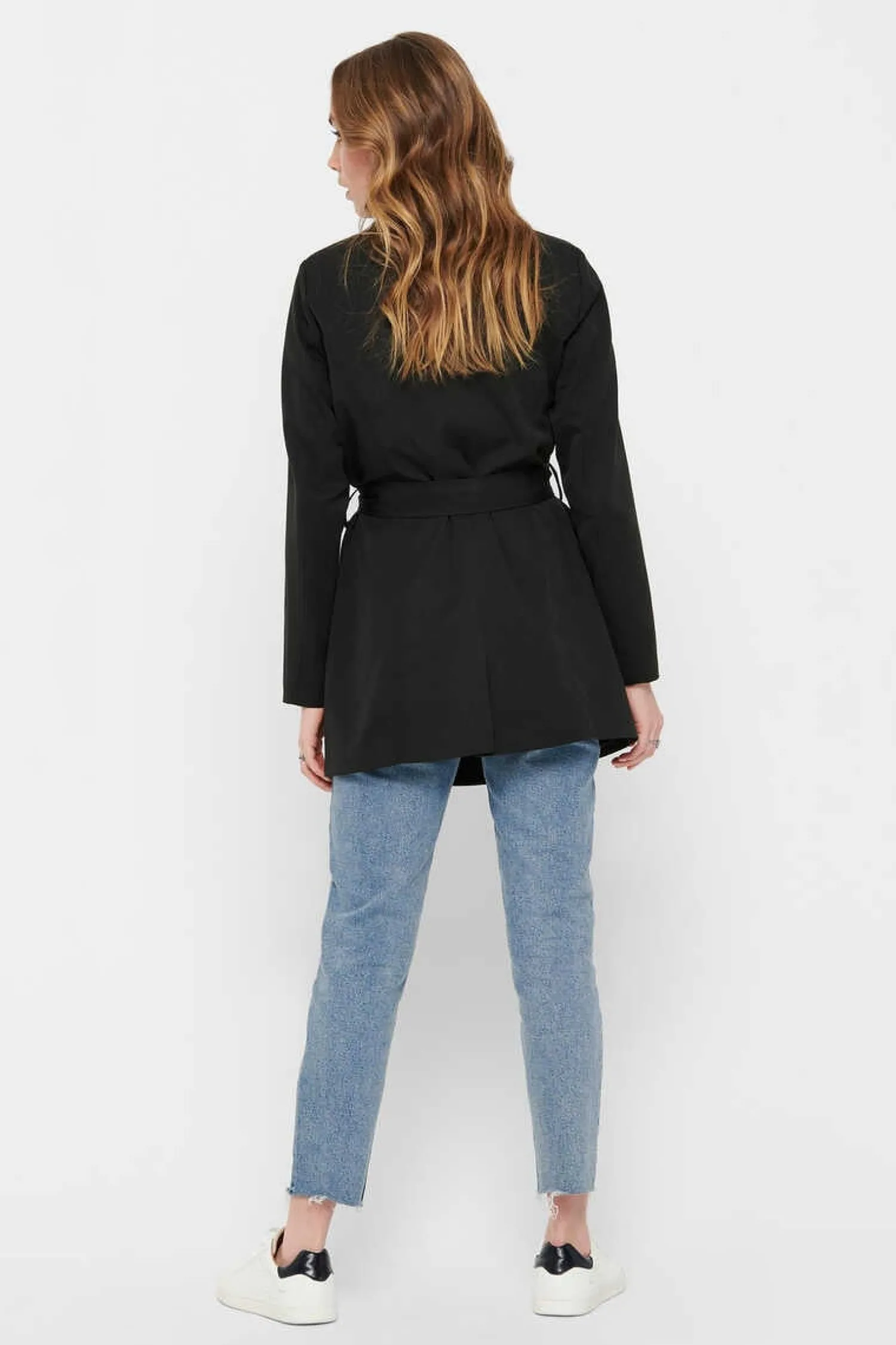 Only Sobretudos E Parkas-Gabardina Classica Algodao