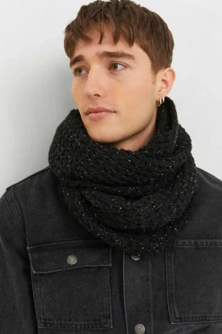 Jack & Jones Gola De Malha Preto