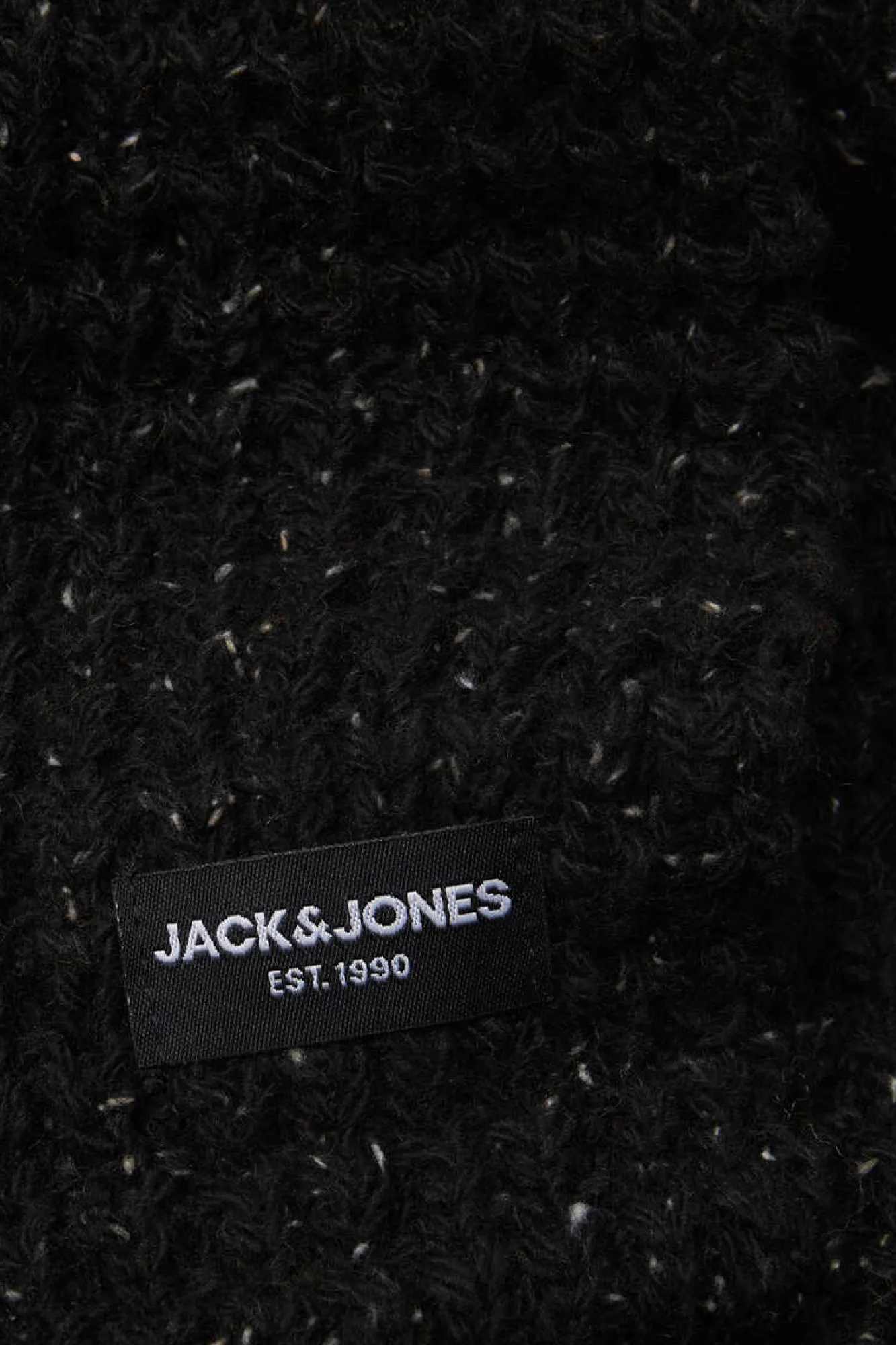 Jack & Jones Gola De Malha Preto