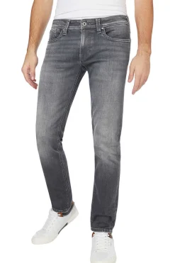 Pepe Jeans Hatch Slim Fit Low Waist Jeans Cinza Online