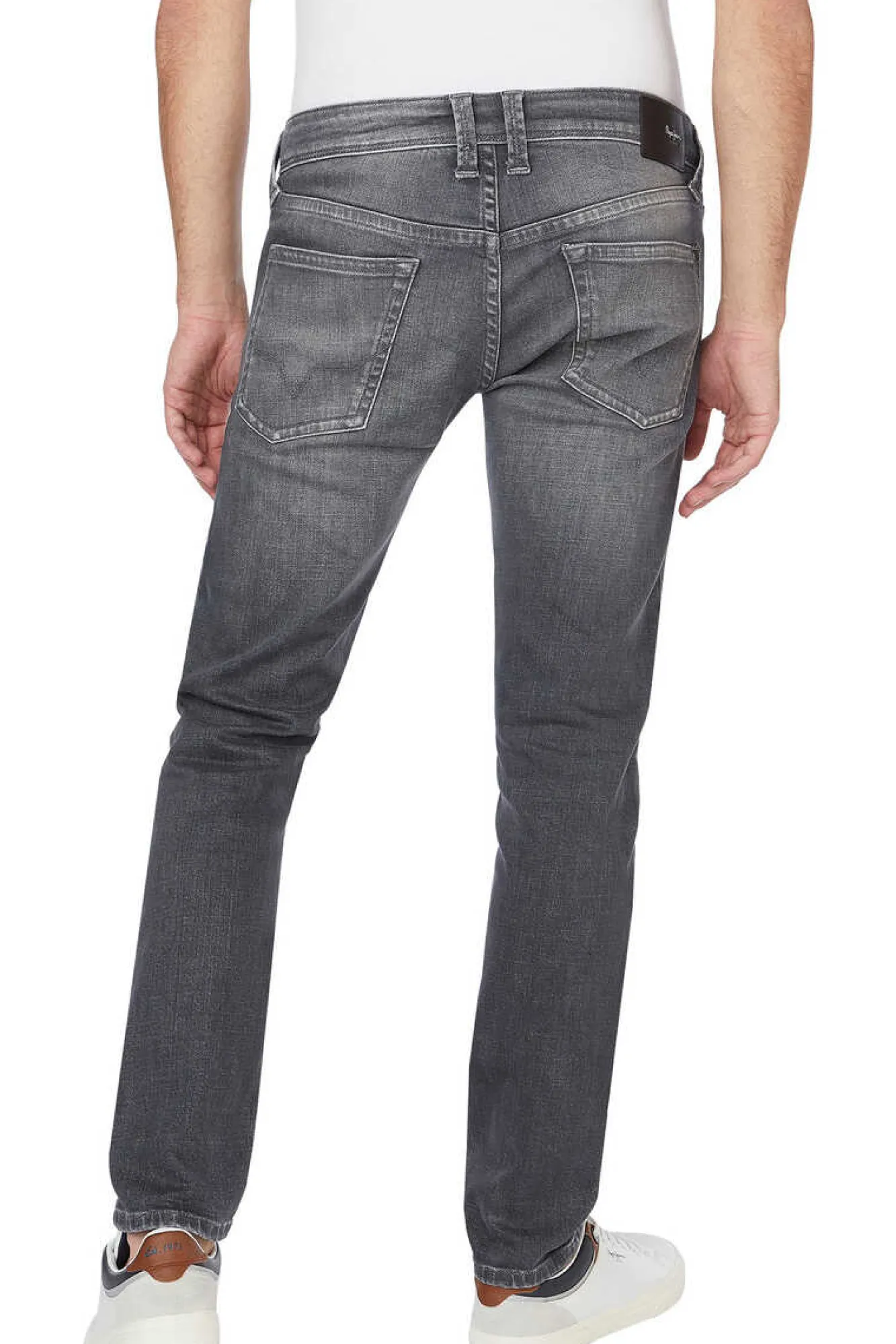 Pepe Jeans Hatch Slim Fit Low Waist Jeans Cinza Online