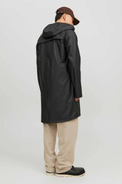 Jack & Jones Impermeavel Com Capuz Preto