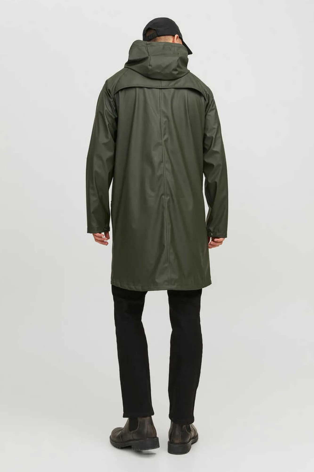 Jack & Jones Impermeavel Com Capuz Verde New