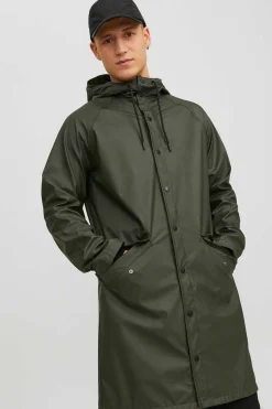 Jack & Jones Impermeavel Com Capuz Verde New