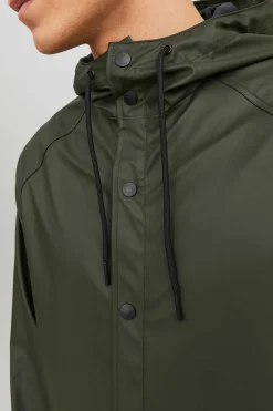 Jack & Jones Impermeavel Com Capuz Verde New
