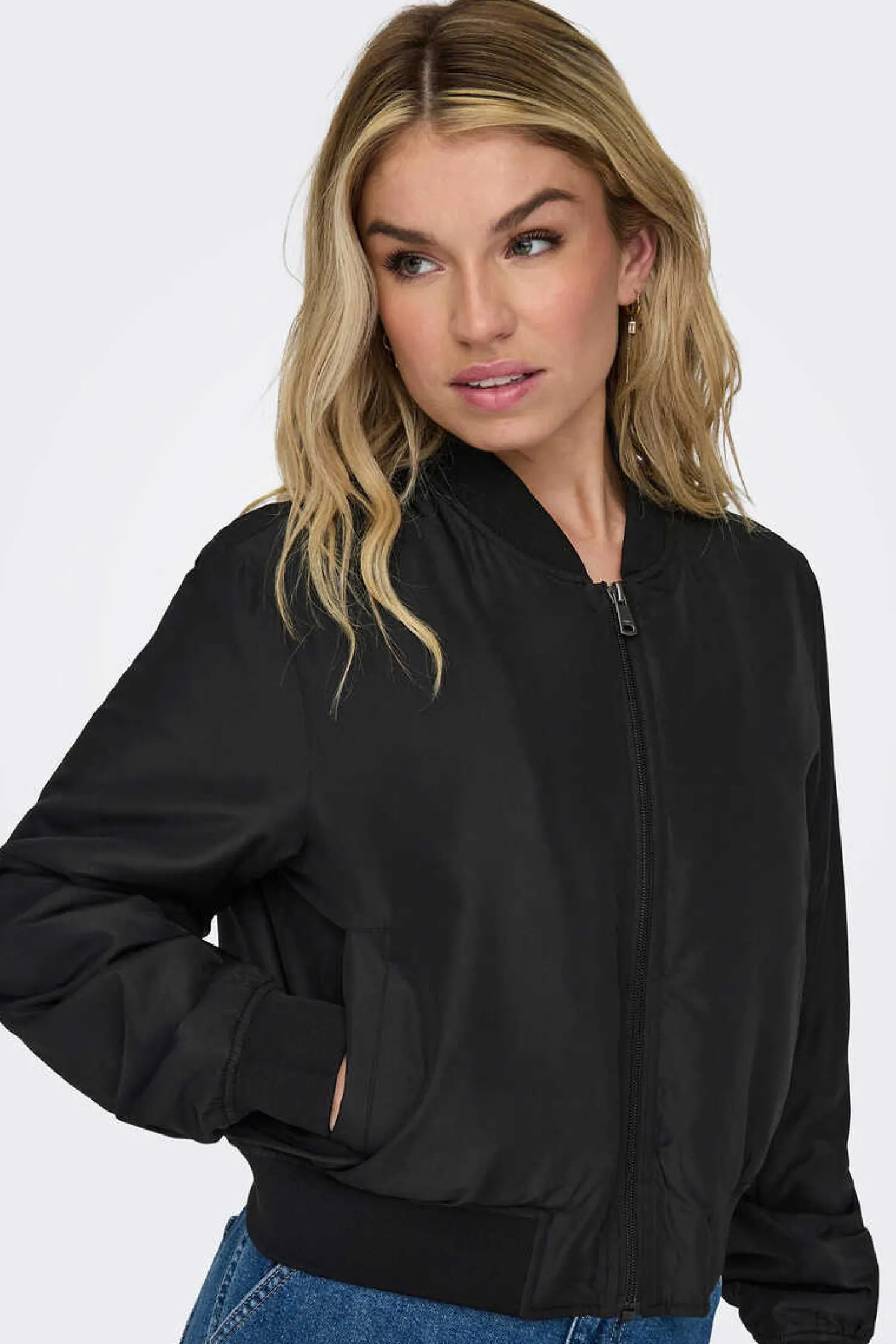 Only Blusoes E Casacos-Jaqueta Bomber