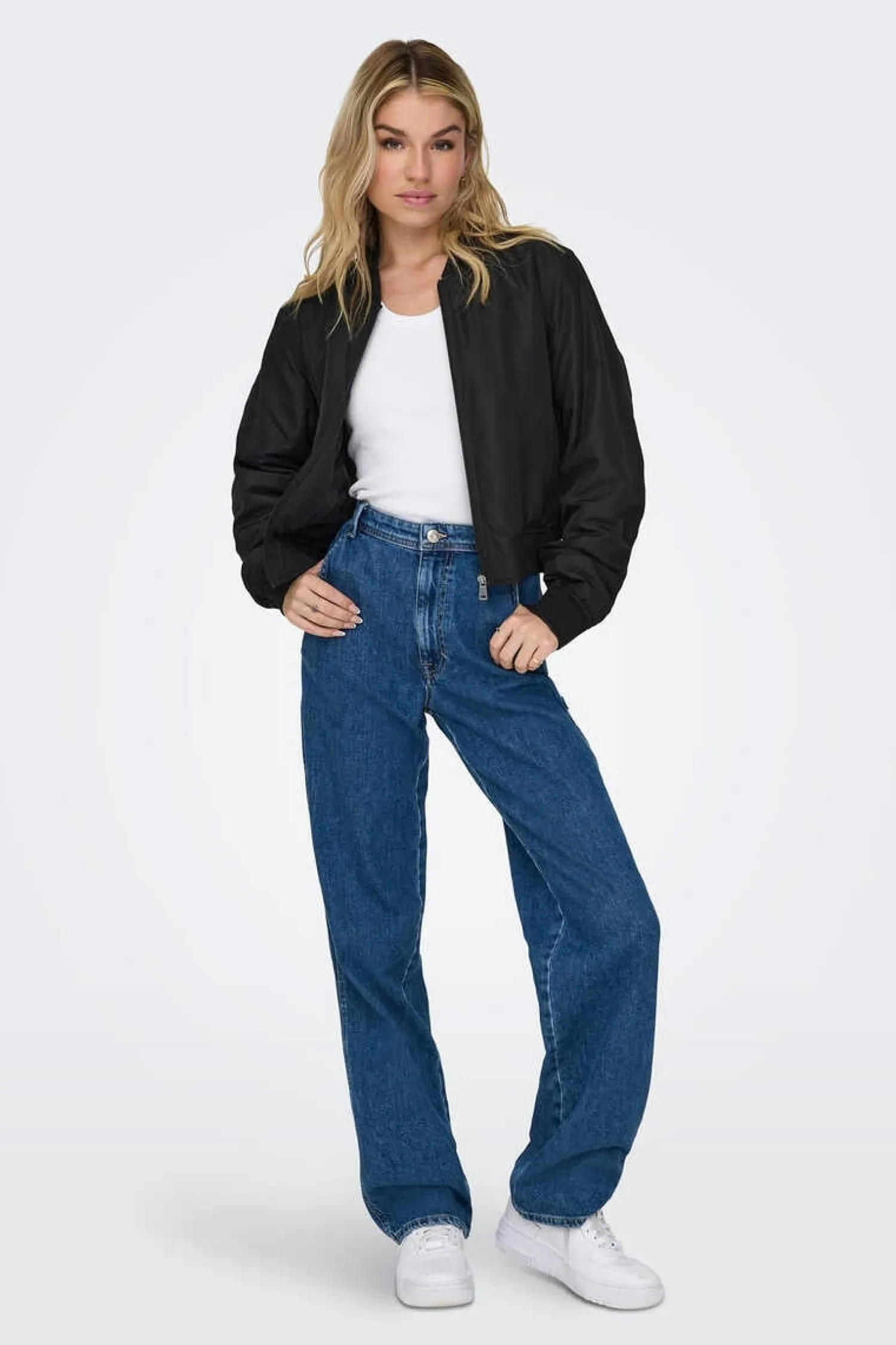 Only Blusoes E Casacos-Jaqueta Bomber