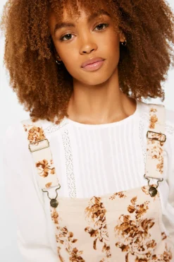 Springfield Dungareesnew-Jardineiras Bombazina Estampado