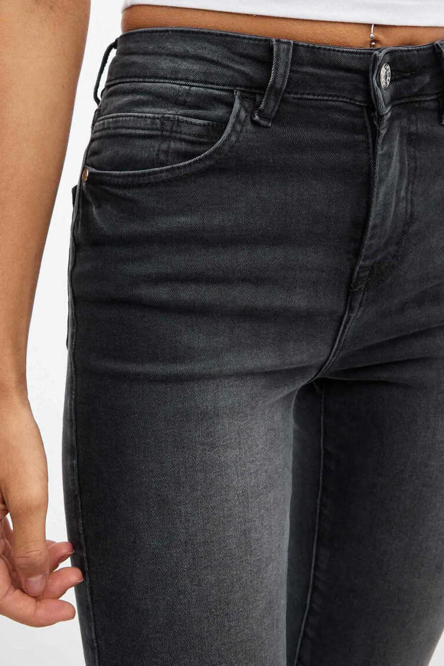 Inside Calcas-Jeans Basicos Skinny Cintura Media