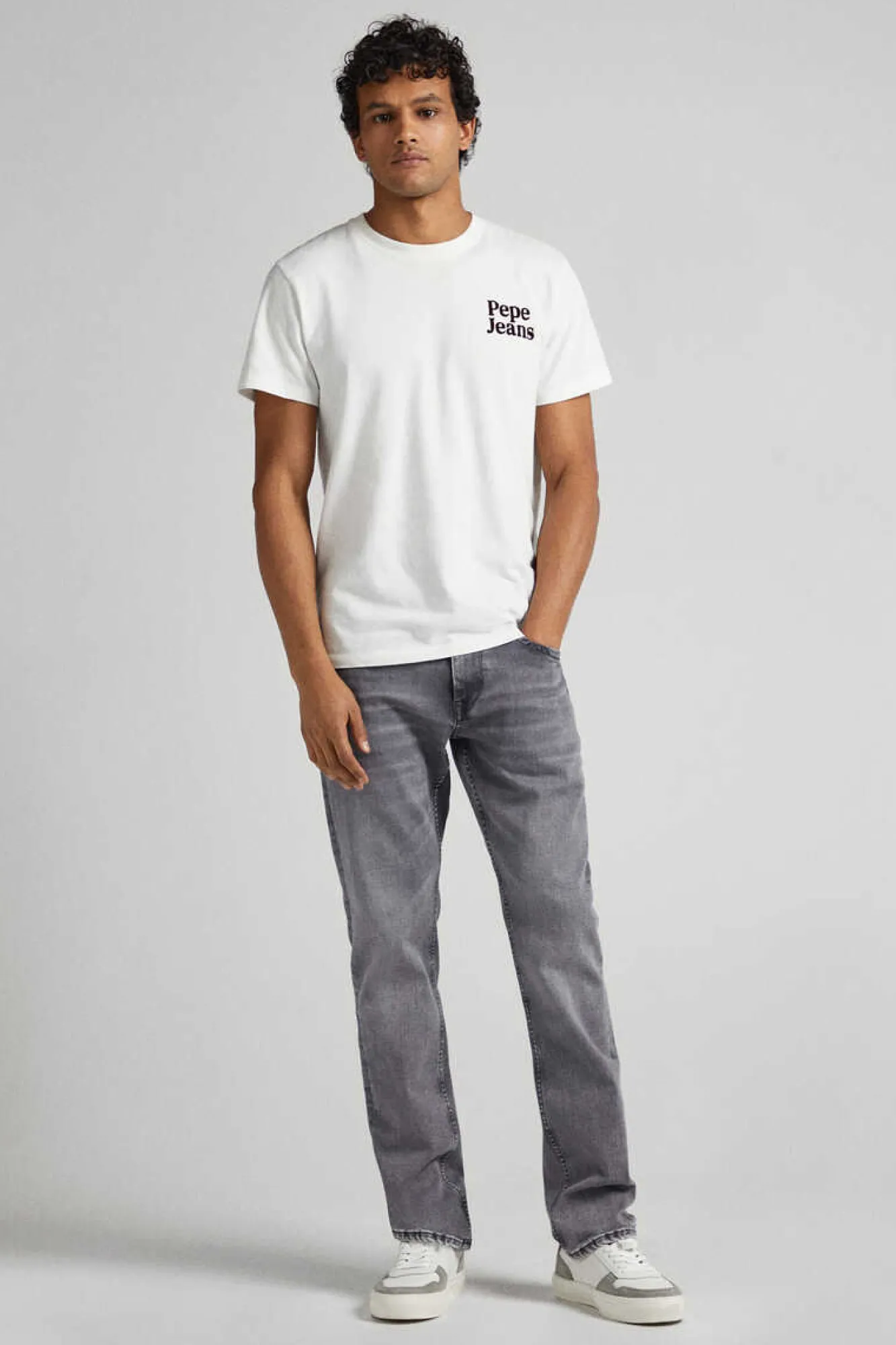 Pepe Jeans Jeans Cash Fit E Cintura Regular Cinza Best