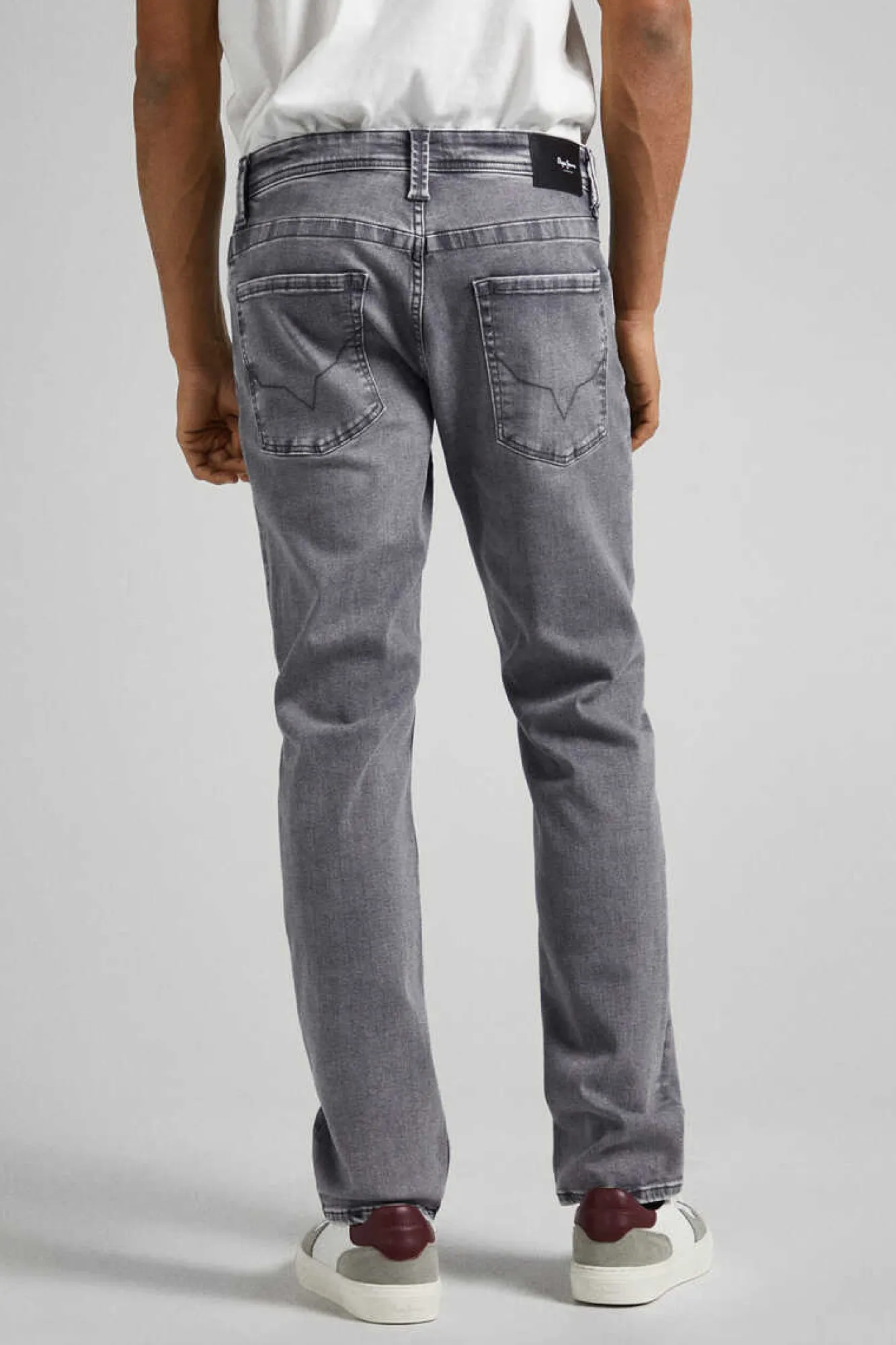 Pepe Jeans Jeans Cash Fit E Cintura Regular Cinza Best