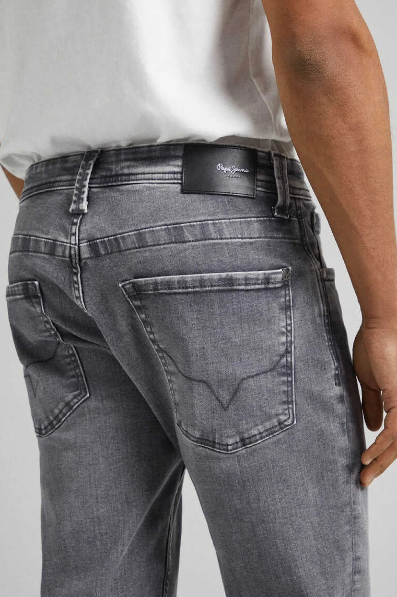 Pepe Jeans Jeans Cash Fit E Cintura Regular Cinza Best