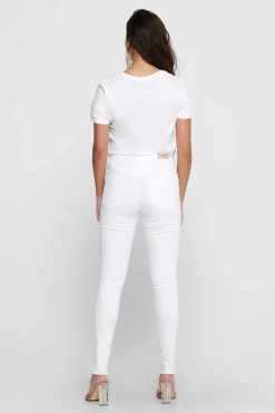 Only Calcas-Jeans Cigarro Cintura Media