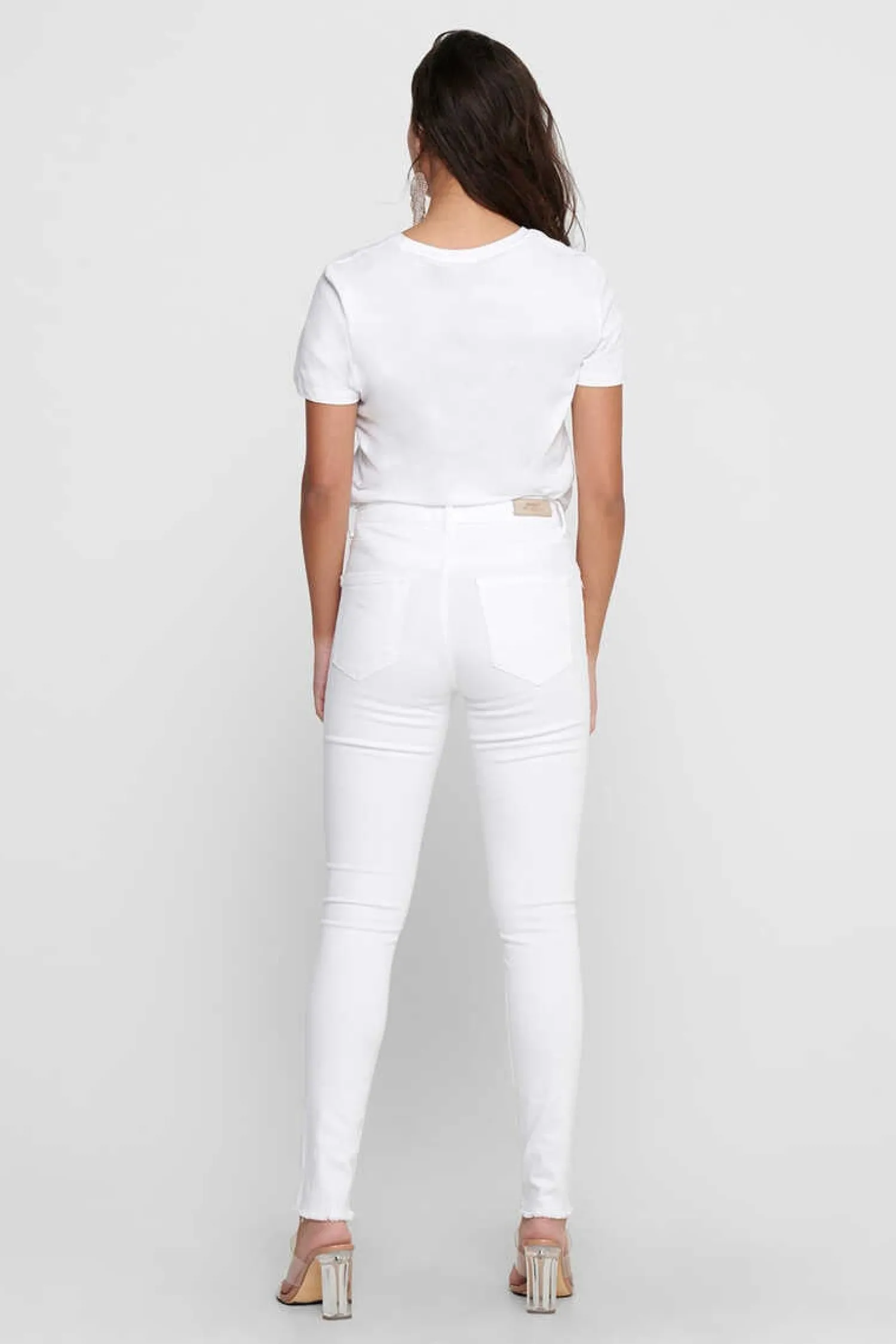 Only Calcas-Jeans Cigarro Cintura Media