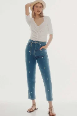 Slowlove Calcas-Jeans Confort 5 Bolsos