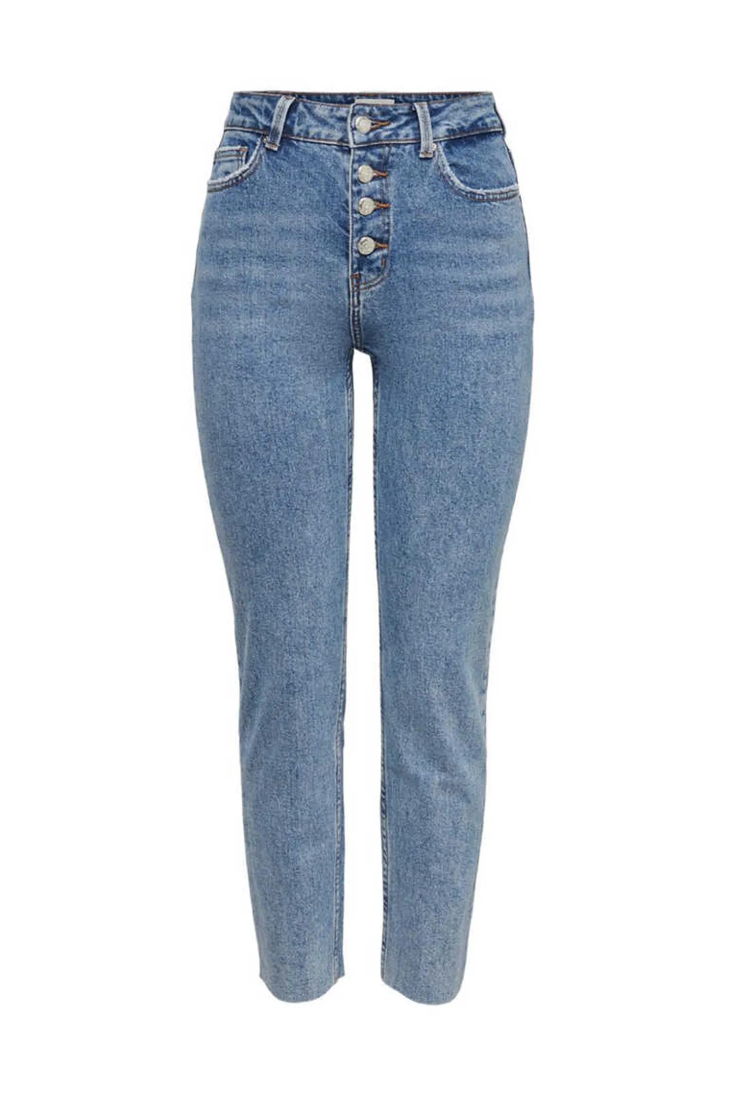 Only Calcas-Jeans De Corte Mom Fit 5 Bolsos