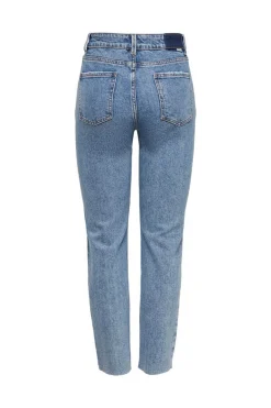 Only Calcas-Jeans De Corte Mom Fit 5 Bolsos