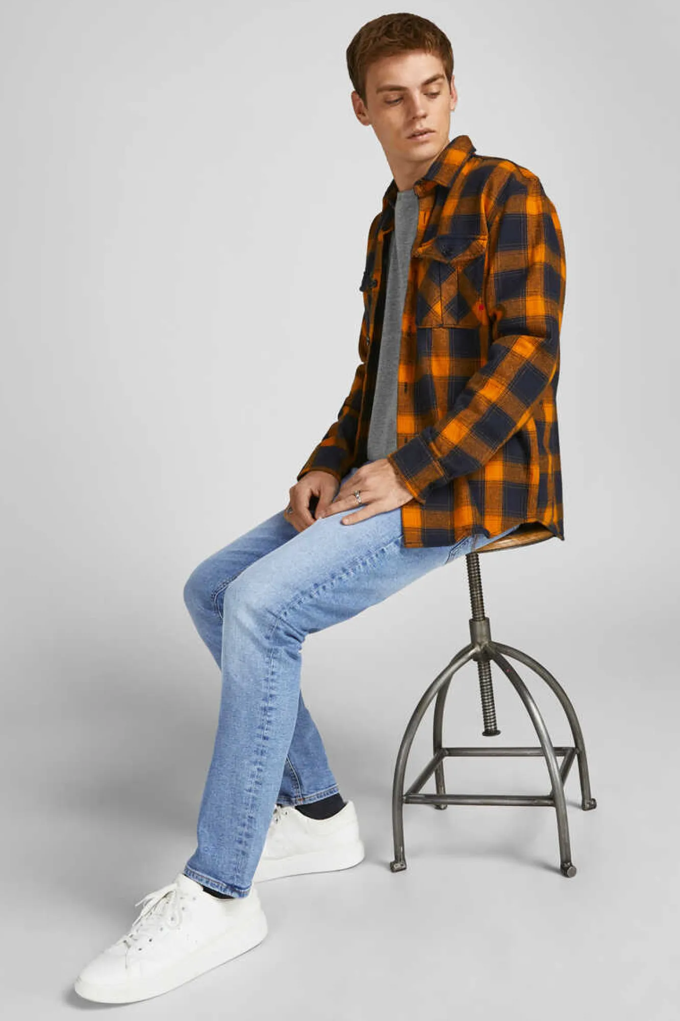 Jack & Jones Jeans Glenn Slim Azulado