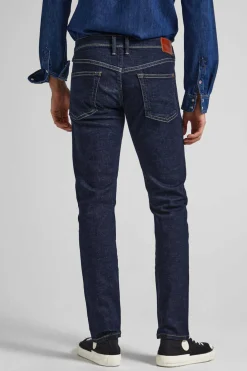 Pepe Jeans Jeans Hatch Fit Slim Corte Baixo Preto Online