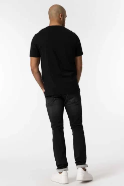 Tiffosi Jeans Indigo Knit Super Slim Preto Clearance