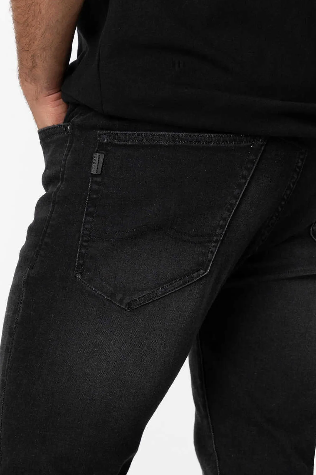 Tiffosi Jeans Indigo Knit Super Slim Preto Clearance