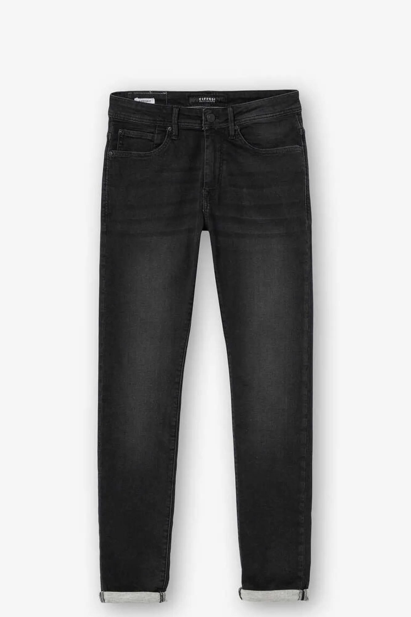 Tiffosi Jeans Indigo Knit Super Slim Preto Clearance