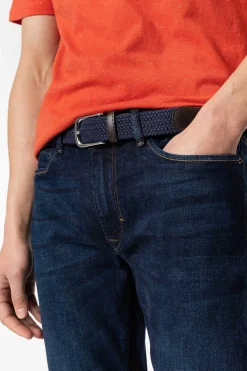 Tiffosi Jeans Leo Corte Comfort Com Cinto Azul Discount