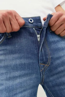 Jack & Jones Jeans Liam Rasgoes Azulado Outlet