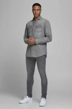 Jack & Jones Jeans Liam Skinny Fit Cinza Online