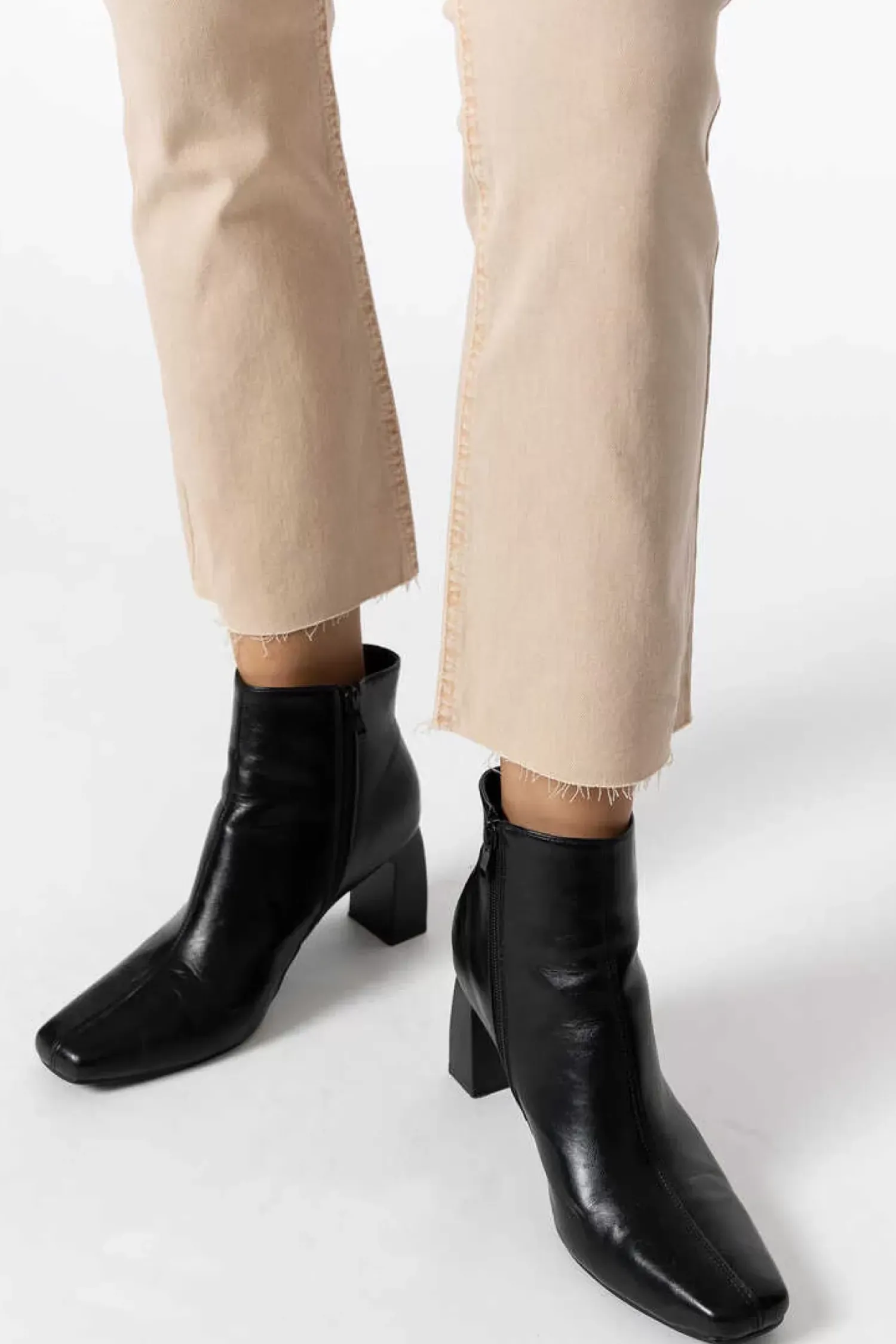 Tiffosi Calcas-Jeans Megan Cropped Flare Cintura Alta Metalica