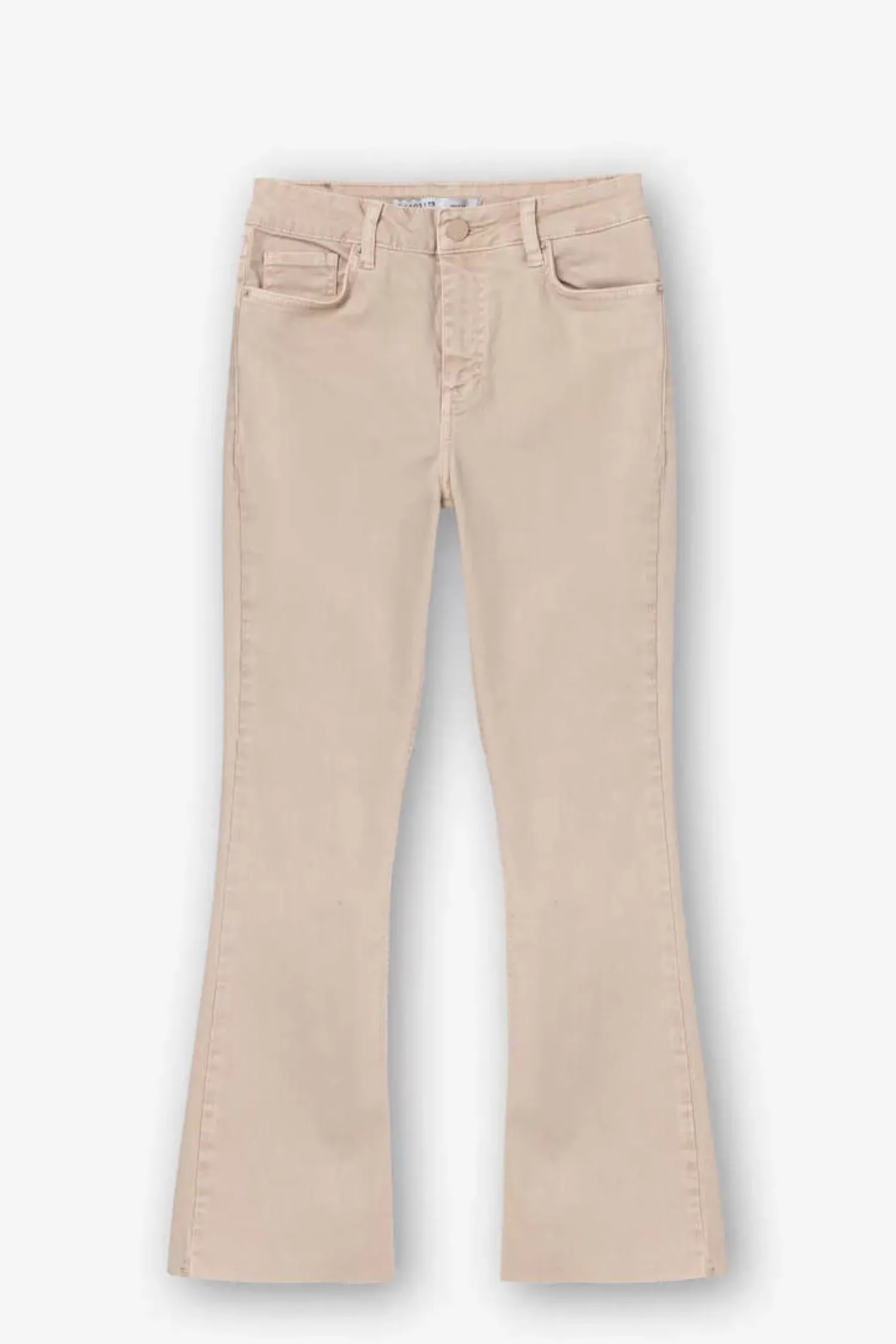 Tiffosi Calcas-Jeans Megan Cropped Flare Cintura Alta Metalica