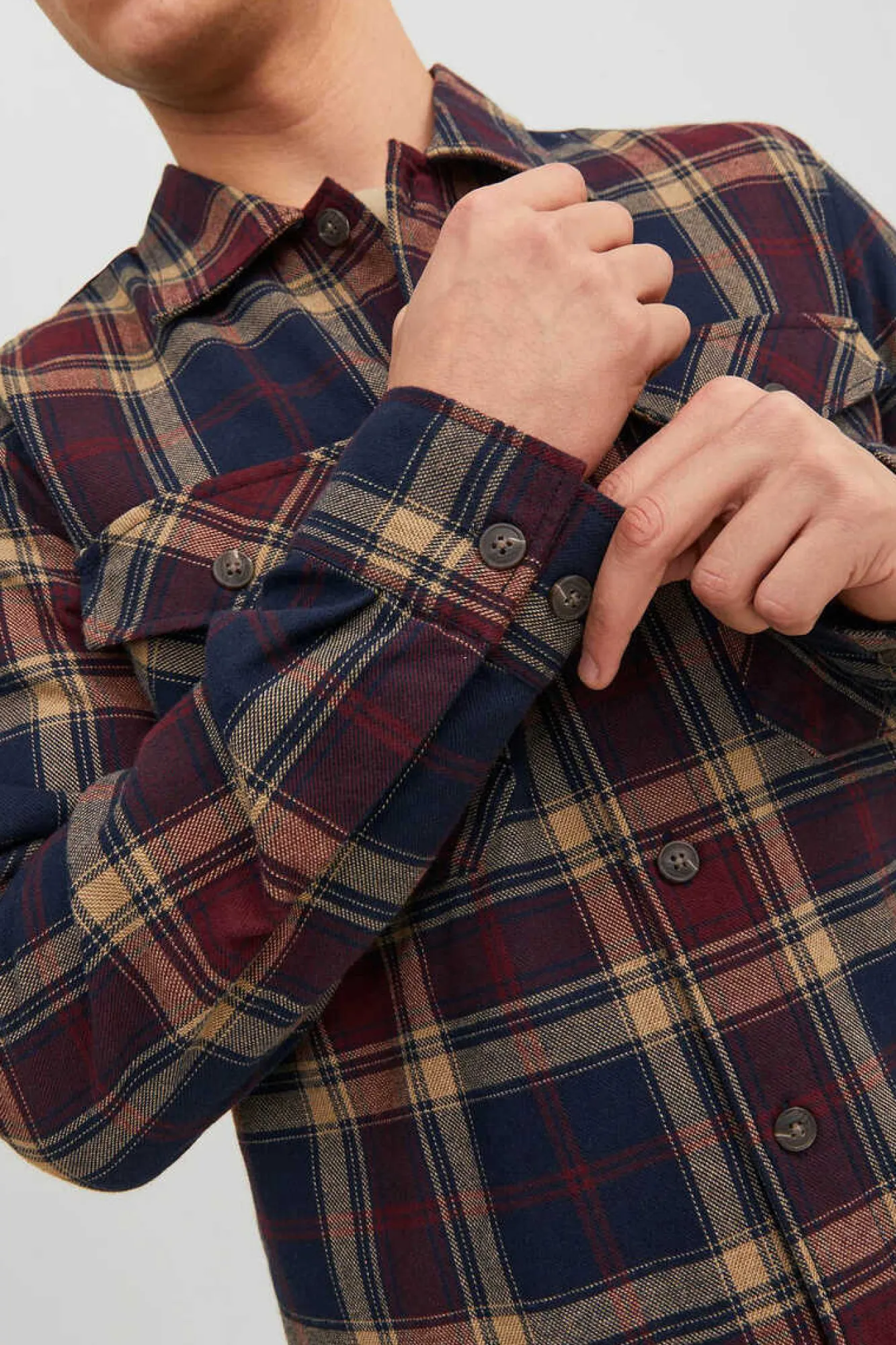 Jack & Jones Jeans Mike Corte Tapered Roxo Outlet