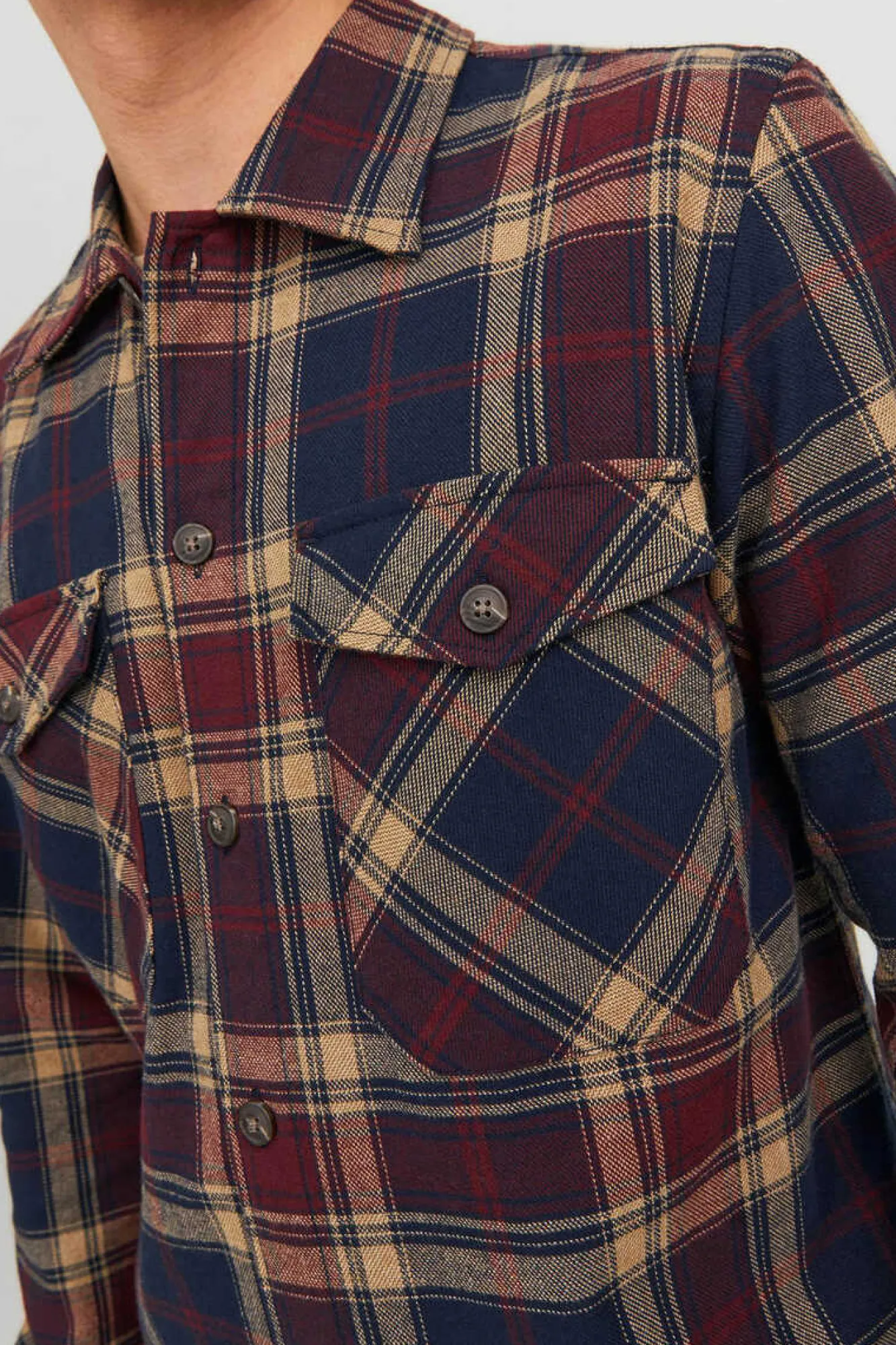 Jack & Jones Jeans Mike Corte Tapered Roxo Outlet