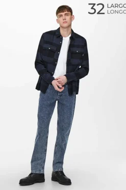 Only & Sons Jeans Regular Fit Azulado Sale