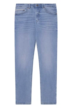 Springfield Jeans Regular Lavagem Clara Azul Indigo Outlet