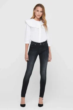 Only Jeans-Jeans Skinny De Cintura Baixa