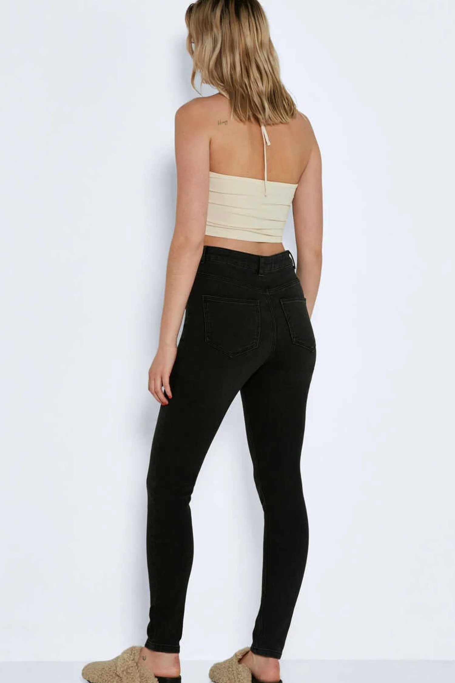 Noisy May Calcas-Jeans Skinny Nmgaga Medio-Alto