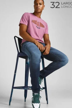 Jack & Jones Jeans Slim Fit Glenn Azulado Outlet