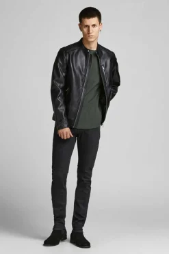 Jack & Jones Jeans Slim Fit Glenn Preto Best