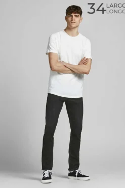 Jack & Jones Jeans Slim Fit Glenn Preto Discount
