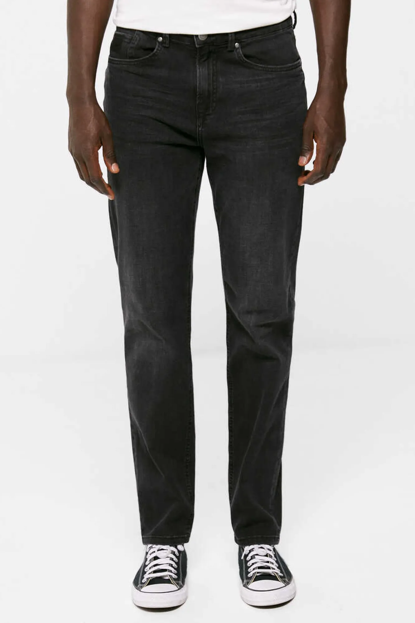 Springfield Jeans Slim Ultraleves Pretas Lavadas Mix Cinza Clearance