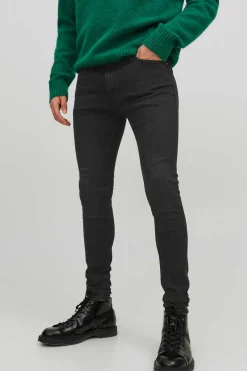 Jack & Jones Jeans Tom Spray On Fit Preto Outlet