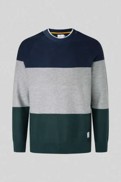 Pepe Jeans Jersey Algodao Color Block Cinza Discount
