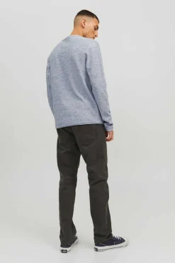 Jack & Jones Jersey De Malha Fina Azulado Clearance