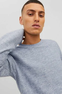 Jack & Jones Jersey De Malha Fina Azulado Clearance