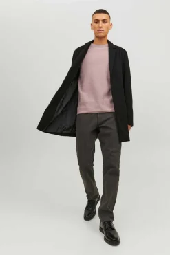 Jack & Jones Jersey De Malha Fina Castanho Hot